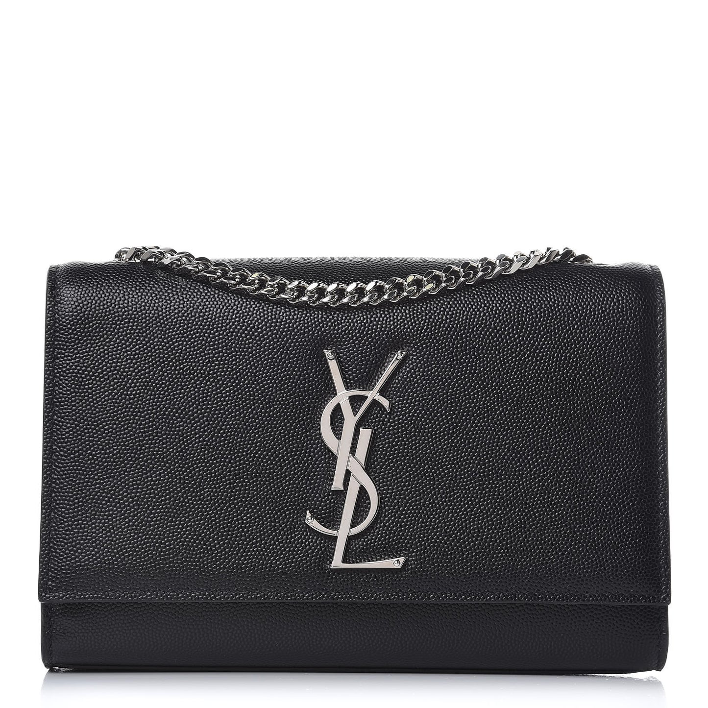 Grain De Poudre Small Monogram Kate Satchel Black