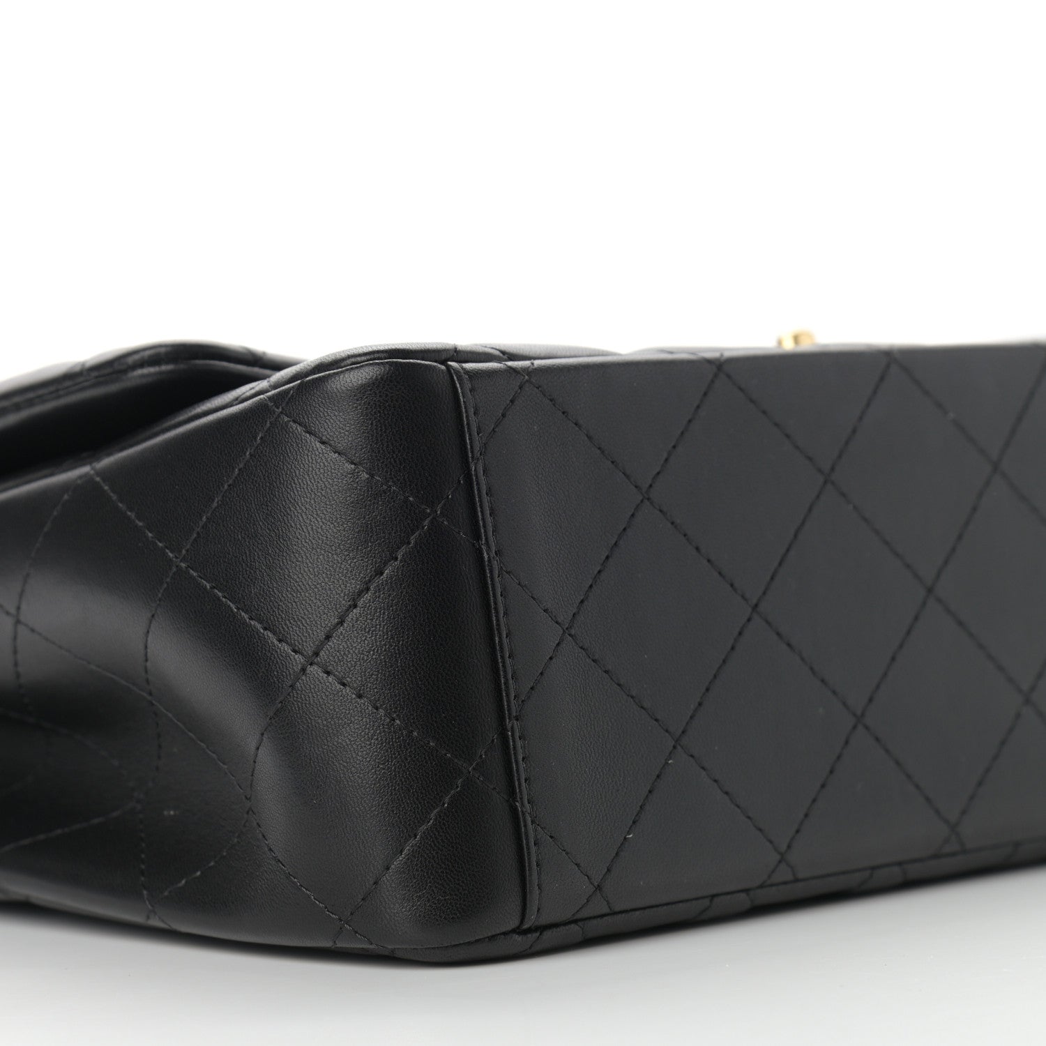 Chanel Lambskin Quilted Maxi Double Flap Black 8 of 12