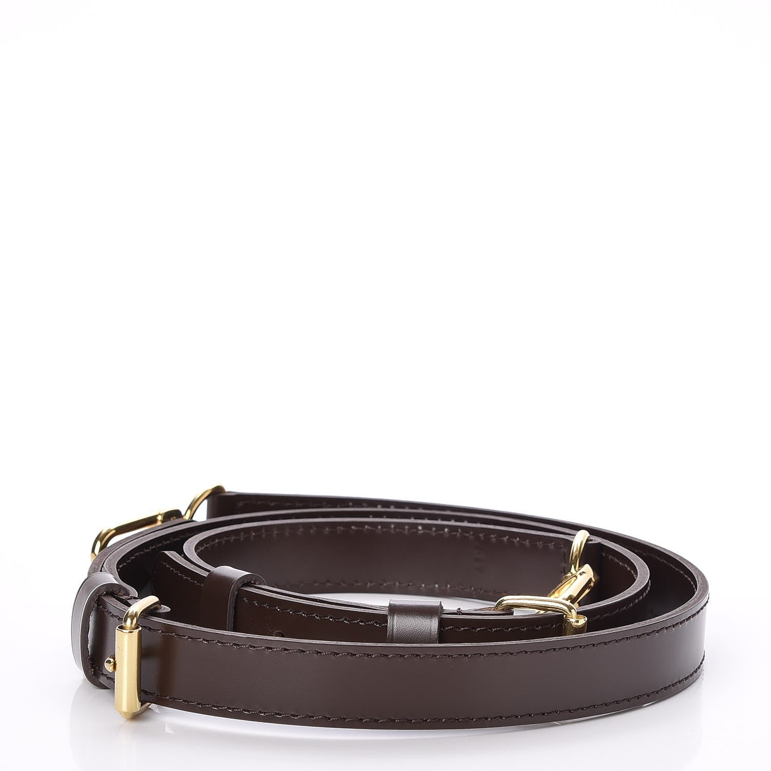 Louis Vuitton Calfskin Adjustable Speedy Bandouliere Shoulder Strap Brown 2 of 3