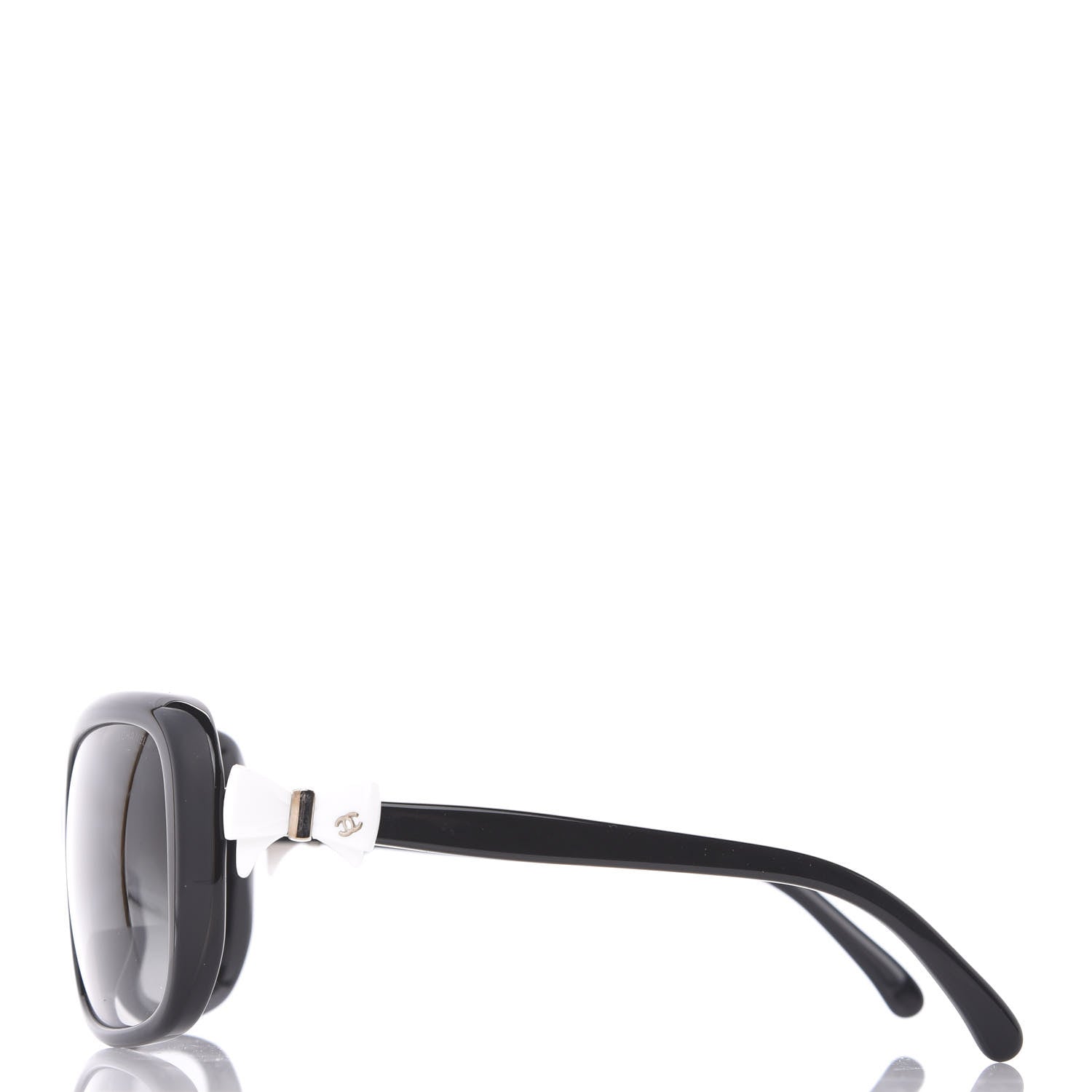 Chanel CC Bow Sunglasses 5171 Black White 2 of 8