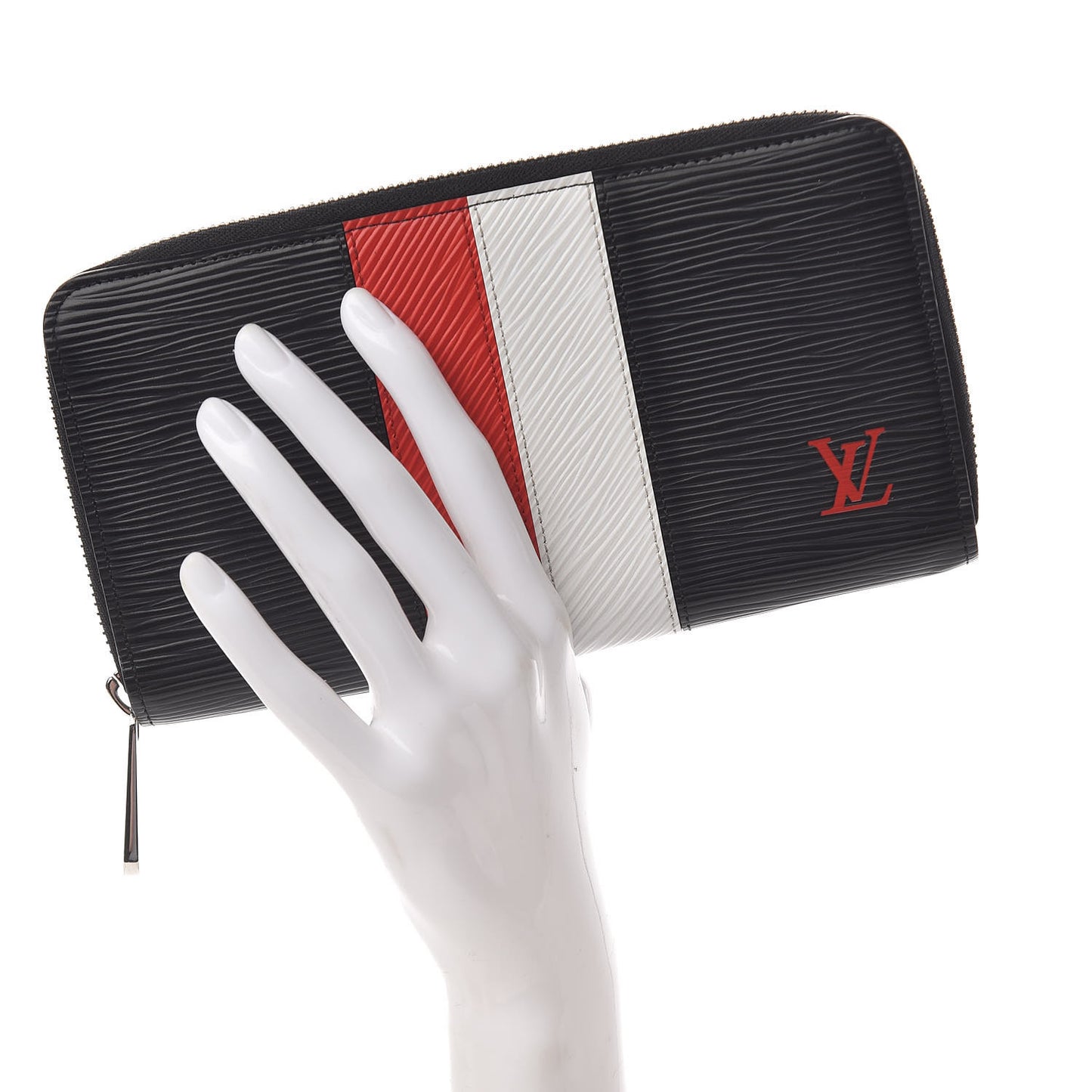 Epi Zippy Wallet Black Stripe