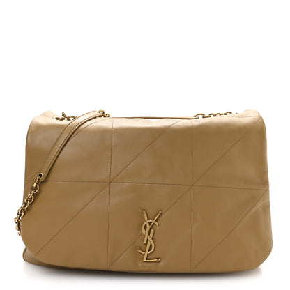 Saint Laurent Lambskin Matelasse Monogram Large Jamie 4.3 Tabac Brown 1 of 11