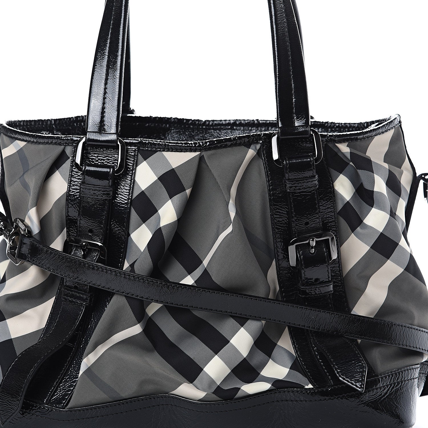 Burberry Nylon Beat Check Lowry Black 8 of 10