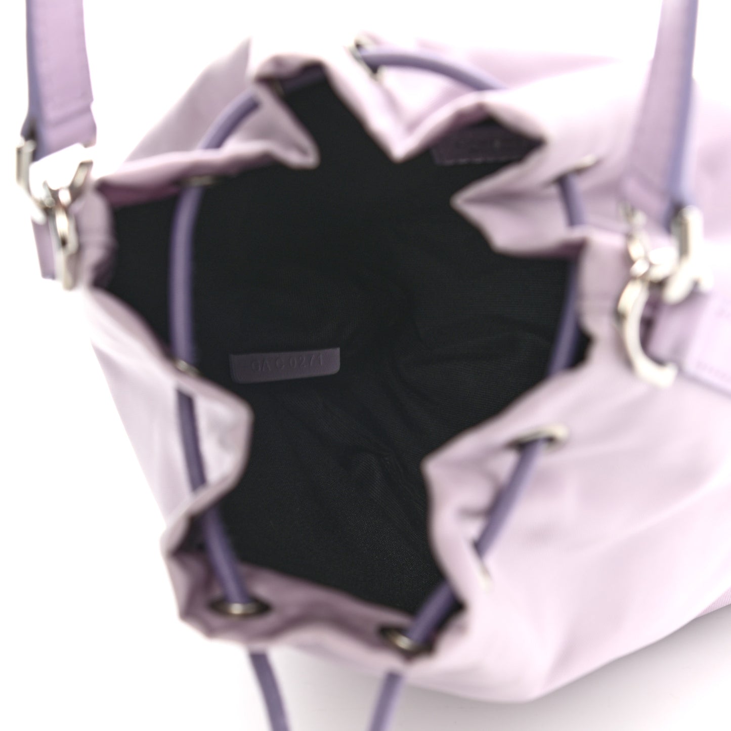 Nylon Light 4G Bucket Bag Lilac