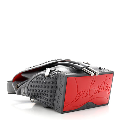 Christian Louboutin Calfskin Spiked Small Explorafunk Backpack Grey 4 of 14