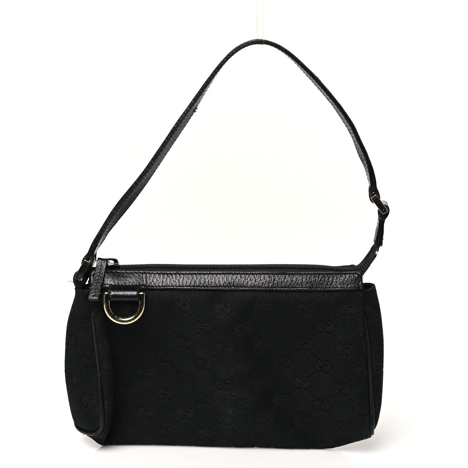 Gucci Monogram D Ring Cosmetic Case Black 1 of 10