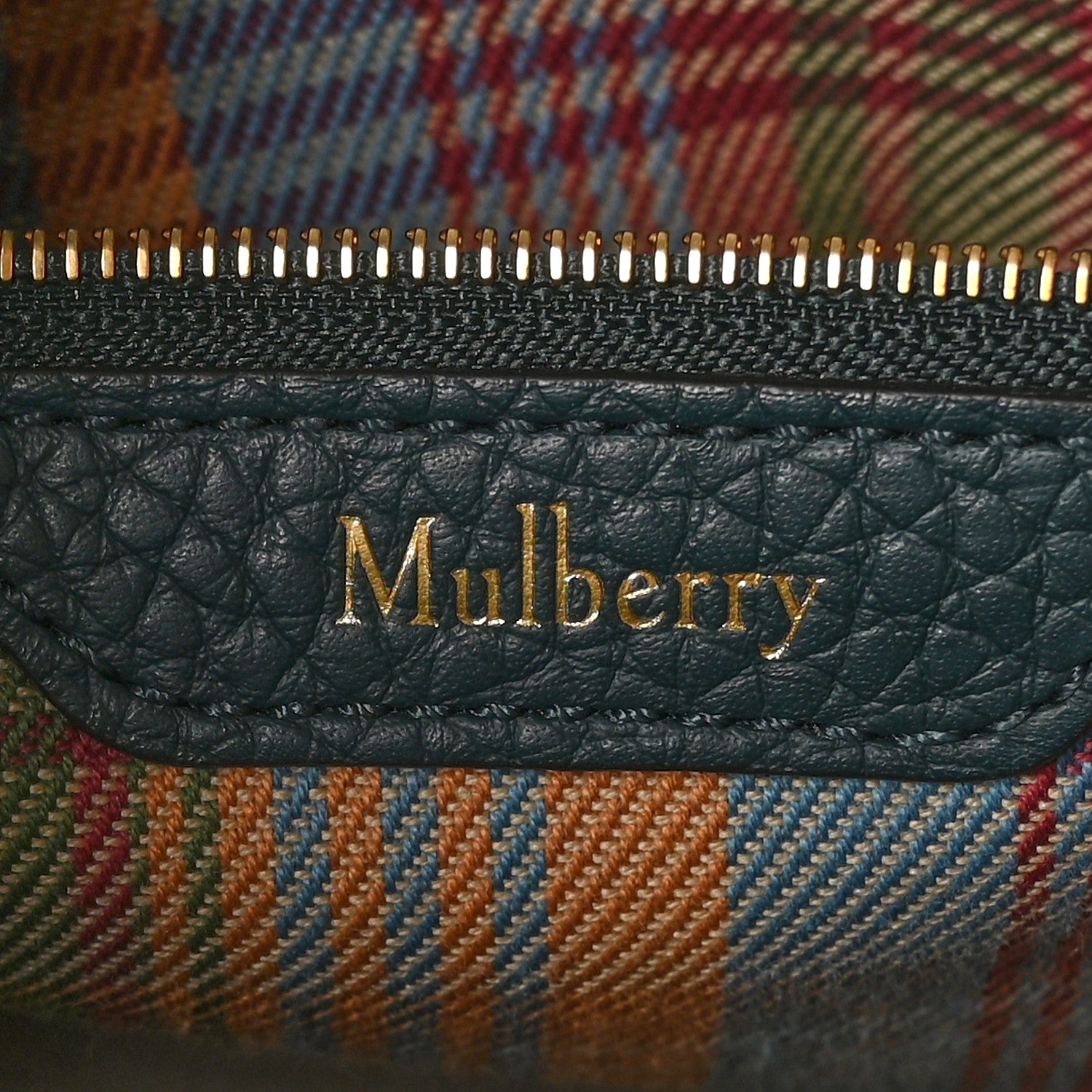 Mulberry Heavy Grain Belted Bayswater Tote Mulberry Green 6 of 12