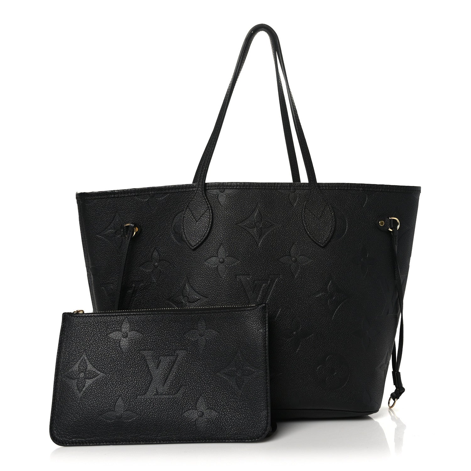 Louis Vuitton Empreinte Monogram Giant Neverfull MM Black 1 of 10