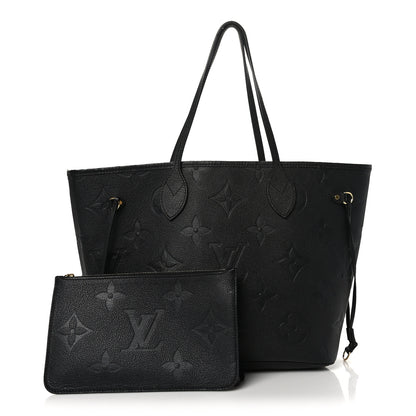 Louis Vuitton Empreinte Monogram Giant Neverfull MM Black 1 of 10
