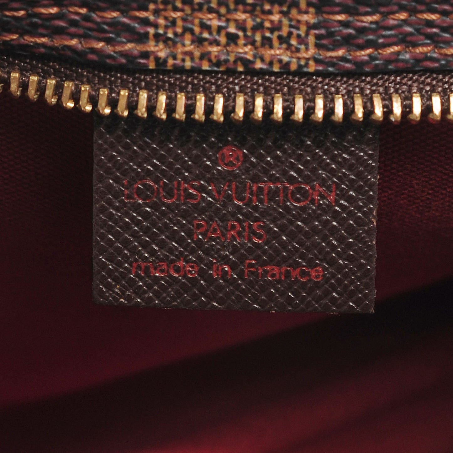 Damier Ebene Trousse Makeup Pochette