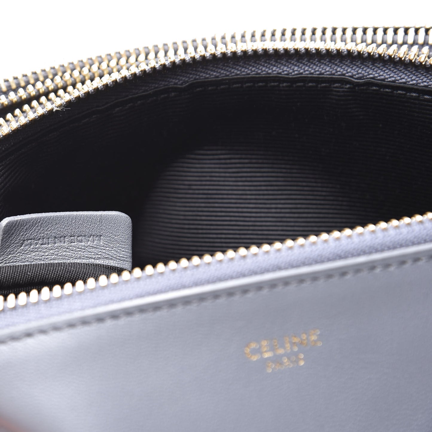 Lambskin Small Trio Crossbody Bag Medium Grey