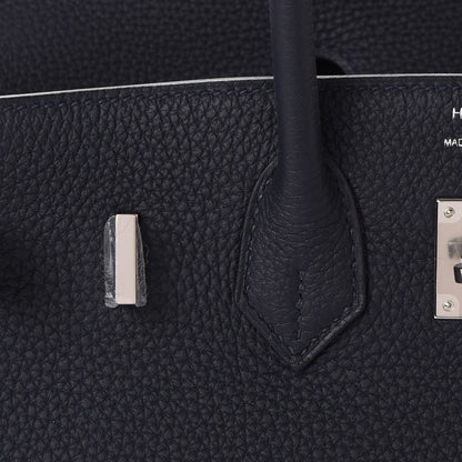 Hermes Togo Birkin 25 Bleu Nuit 25 of 37