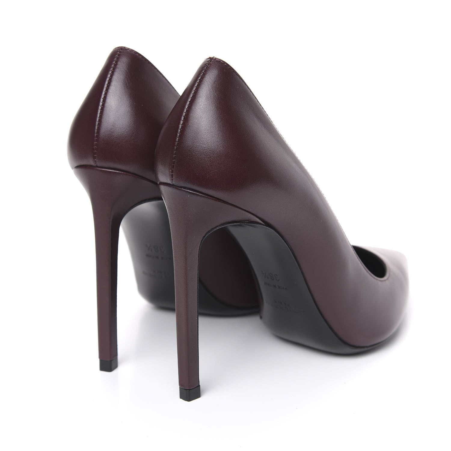Saint Laurent Calfskin Classic Paris 105 36.5 Bordeaux 4 of 9
