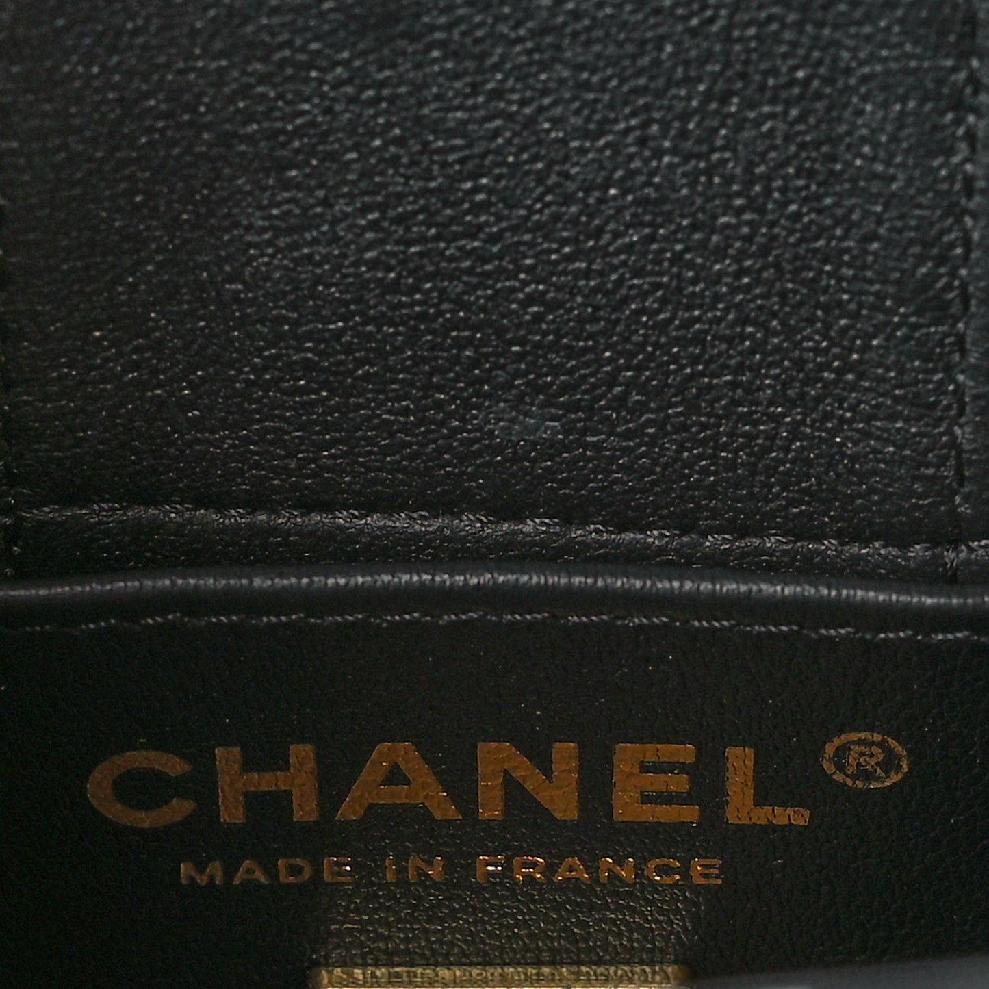 Caviar Quilted Mini Bucket Bag Black