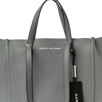 Marc Jacobs Grained Calfskin The Tag Tote Grey 6 of 11