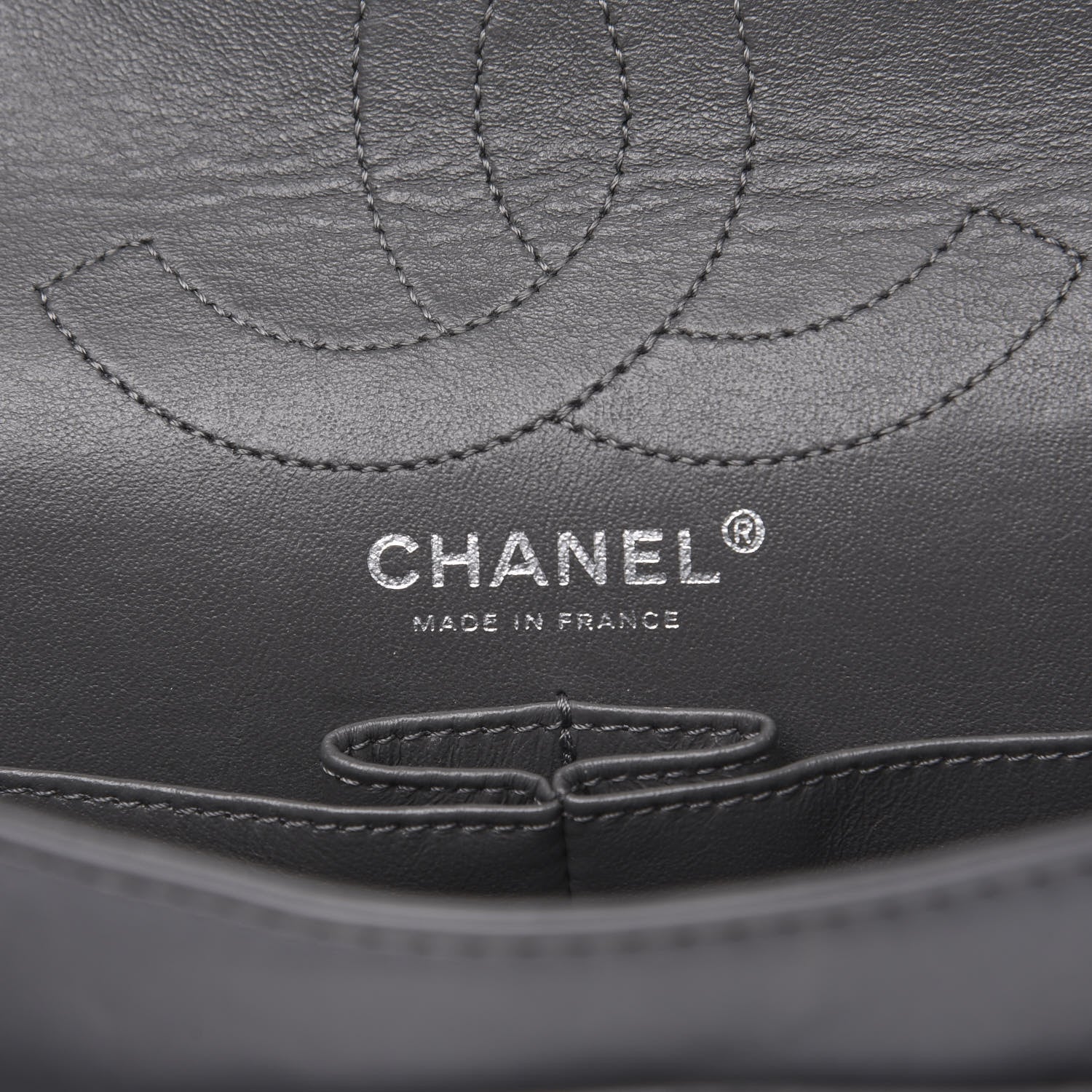 Chanel Aged Calfskin Quilted 2.55 Reissue 226 Flap Grey 5 of 13