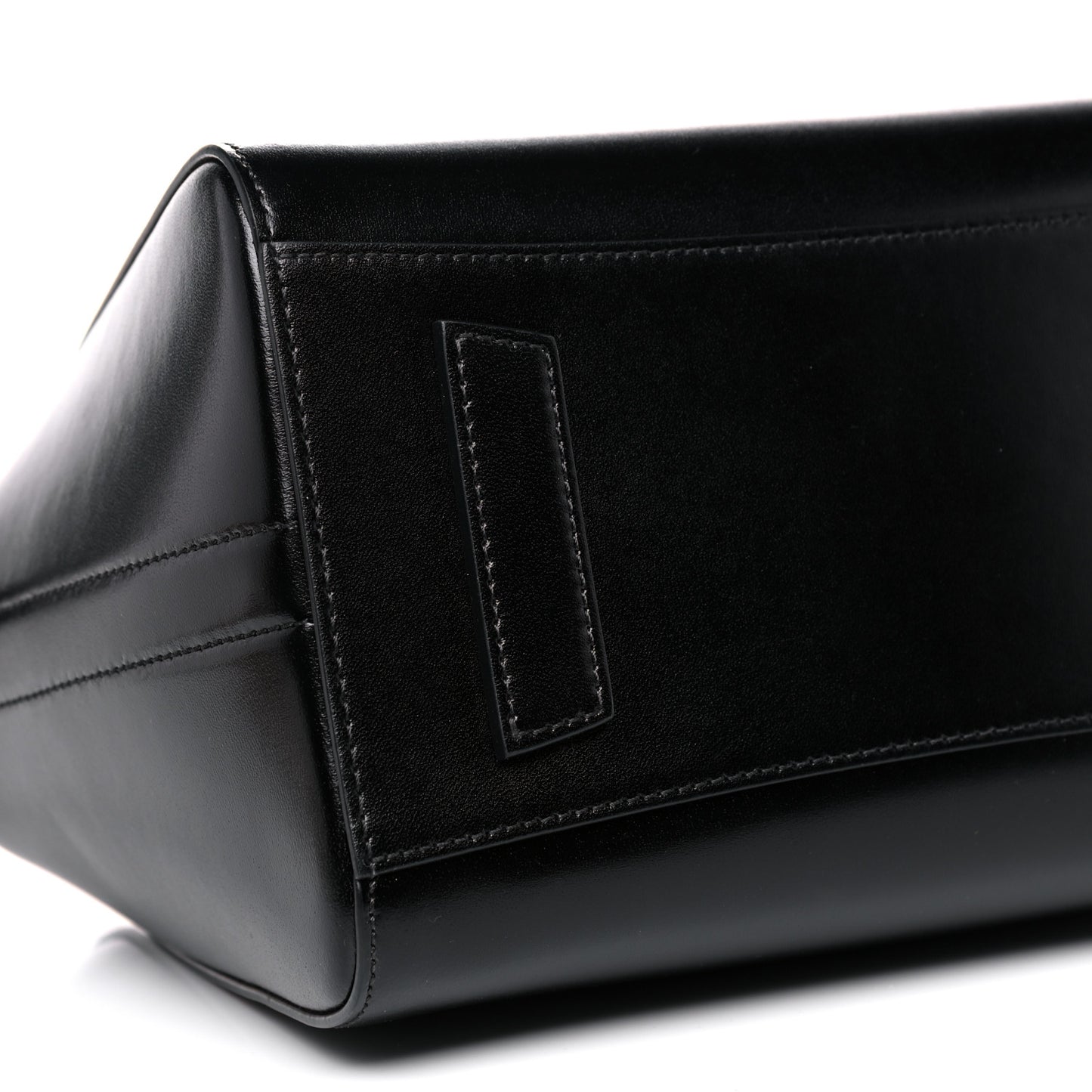 Shiny Lord Calfskin Small Antigona Black