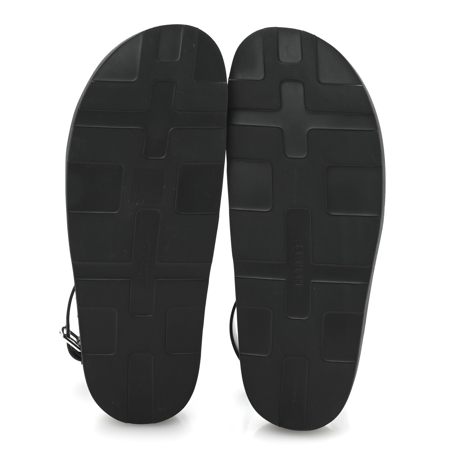 Hermes Calfskin Medor Studded Womens Intuition Sandals 38 Black 6 of 13