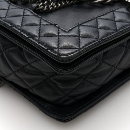 Chanel Calfskin Enchained New Medium Boy Flap Black 9 of 10