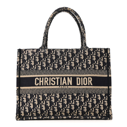 Christian Dior Oblique Medium Book Tote Blue Multicolor 1 of 16