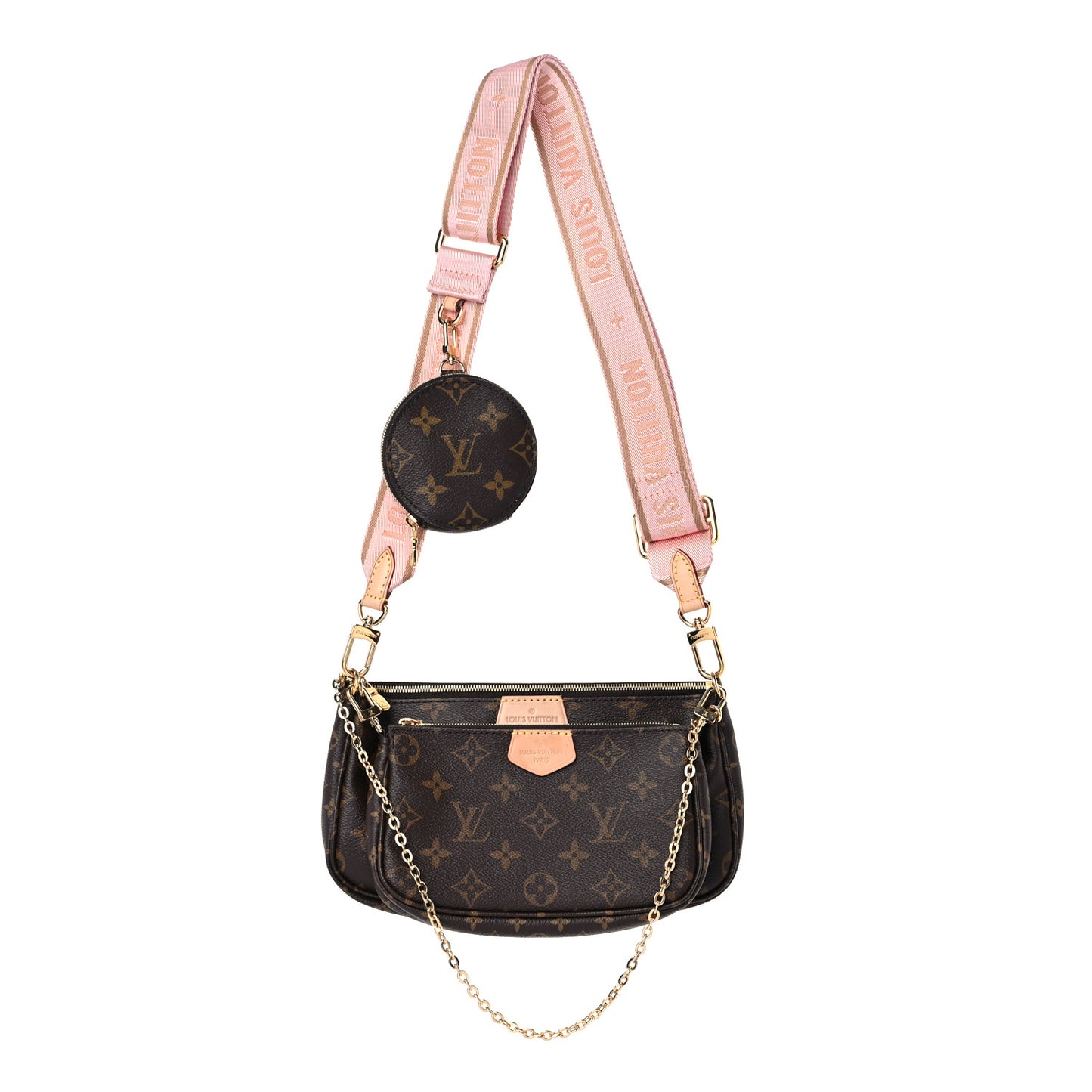 Monogram Multi Pochette Accessories Rose Clair