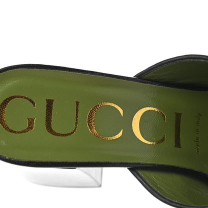 Gucci Granada Kid Houdan Platform Slide Sandals 39 Black 7 of 9