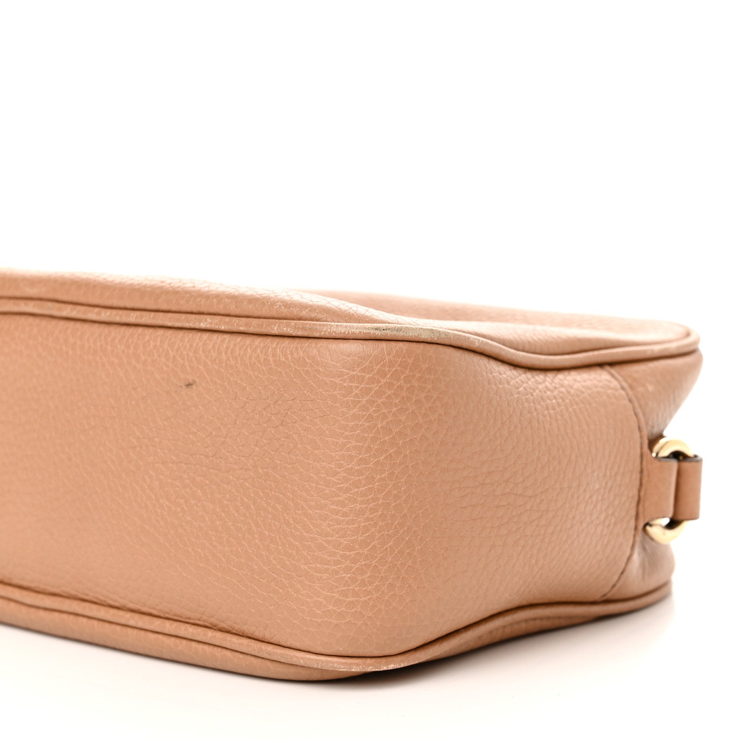 Gucci Pebbled Calfskin Small Soho Disco Bag Camelia 11 of 14