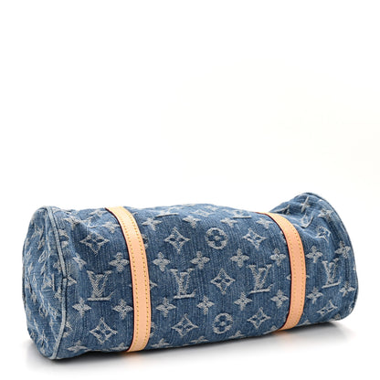 Louis Vuitton Monogram Denim Papillon Denim Blue 5 of 12