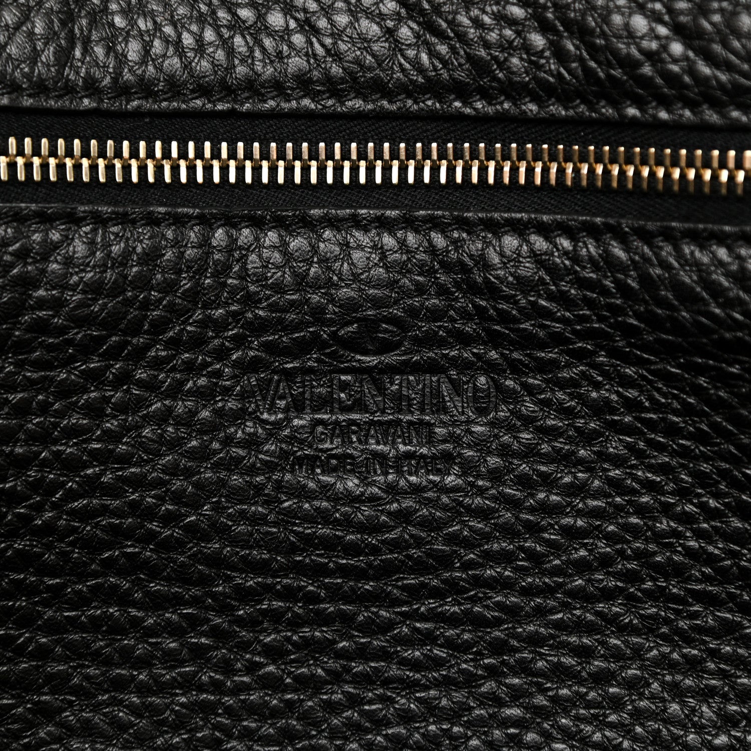 Valentino Garavani Pebbled Calfskin Medium Rockstud Tote Black 6 of 12