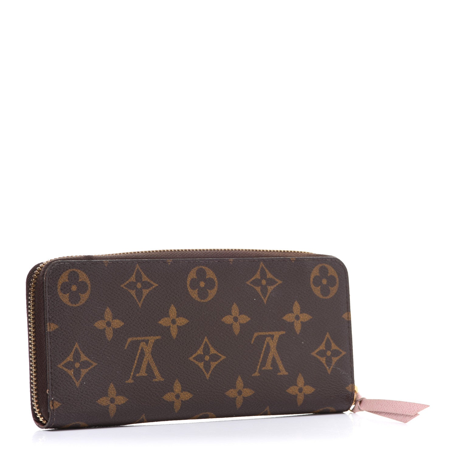 Louis Vuitton Monogram Clemence Wallet Rose Ballerine 3 of 8