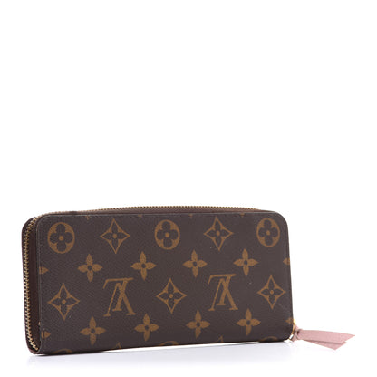 Louis Vuitton Monogram Clemence Wallet Rose Ballerine 3 of 8