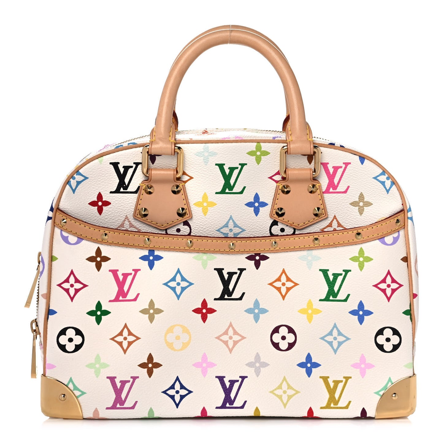 Monogram Multicolor Trouville White