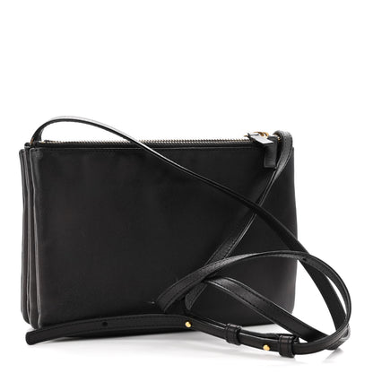 Celine Lambskin Small Trio Crossbody Bag Black 3 of 11