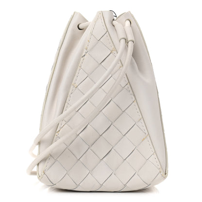 Bottega Veneta Nappa Intrecciato The Mini Knot Shoulder Bag Chalk 1 of 11