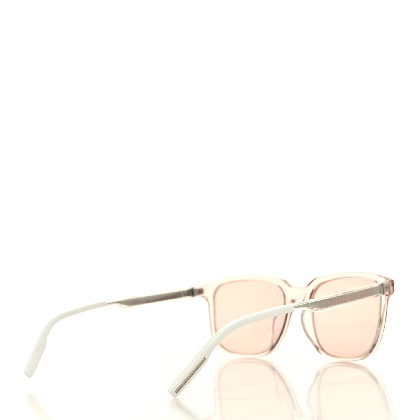 Acetate DiorTag Rectangular Sunglasses Pink