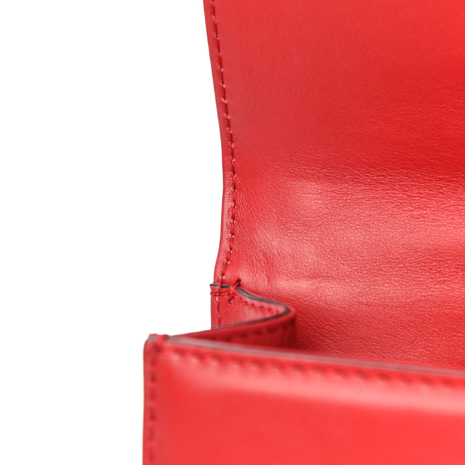Valentino Garavani Vitello Medium Glam Lock Rockstud Flap Red 11 of 11