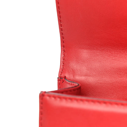 Valentino Garavani Vitello Medium Glam Lock Rockstud Flap Red 11 of 11