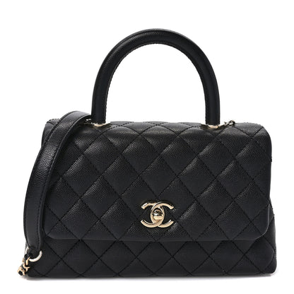 Chanel Caviar Quilted Mini Coco Handle Flap Black 1 of 9