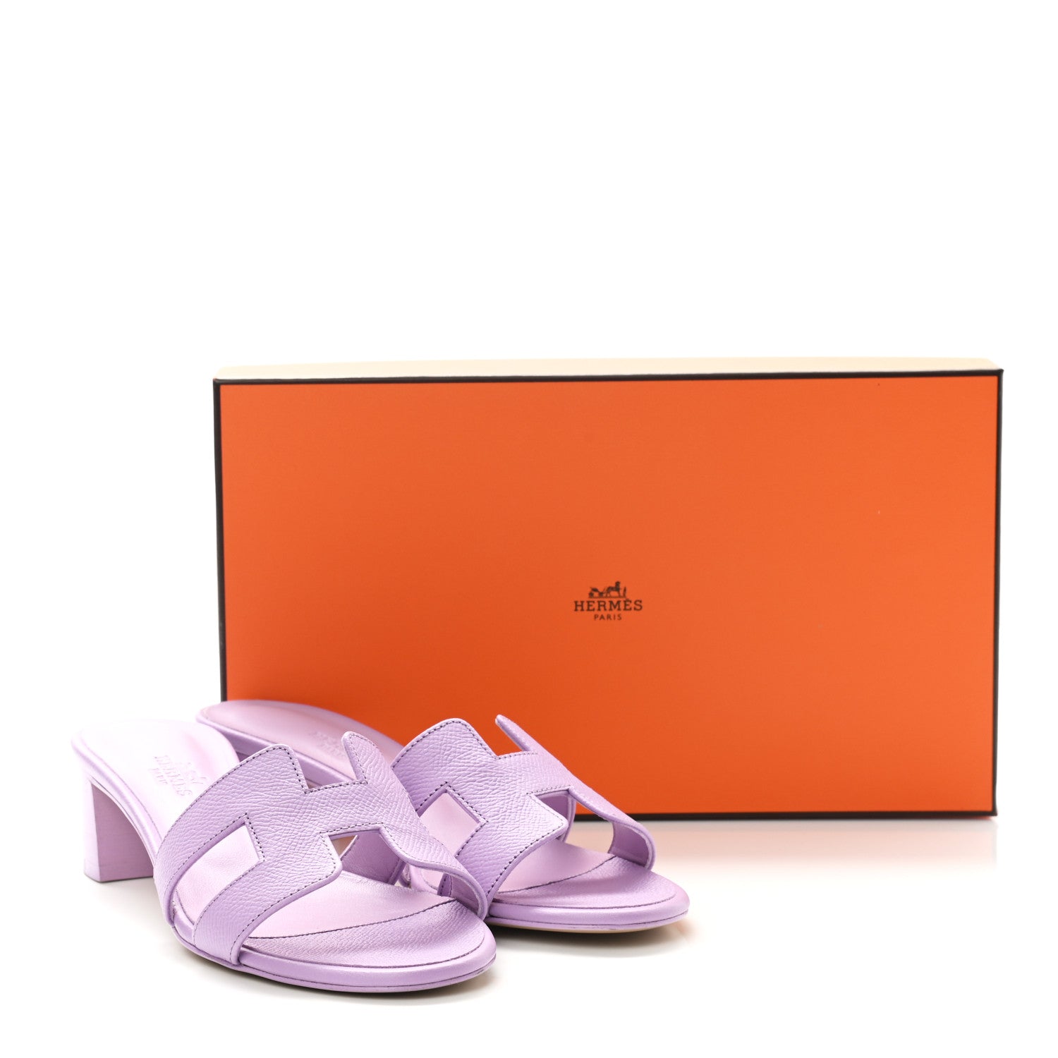 Hermes Epsom Oasis Sandals 35.5 Violet Amethyste 9 of 9