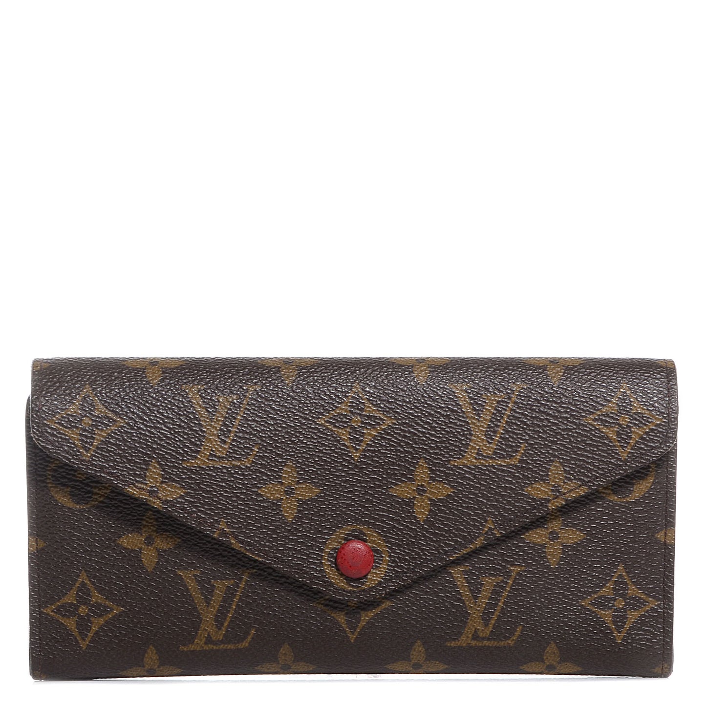 Monogram Josephine Wallet Red