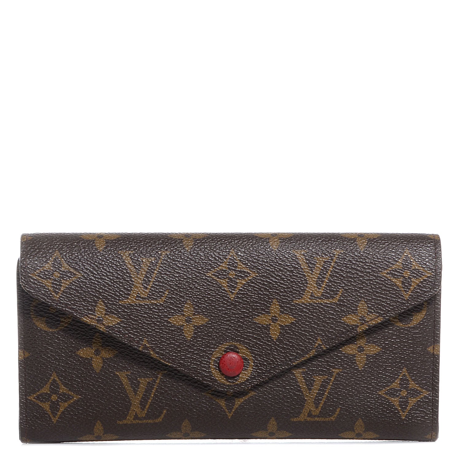 Louis Vuitton Monogram Josephine Wallet Red 1 of 7