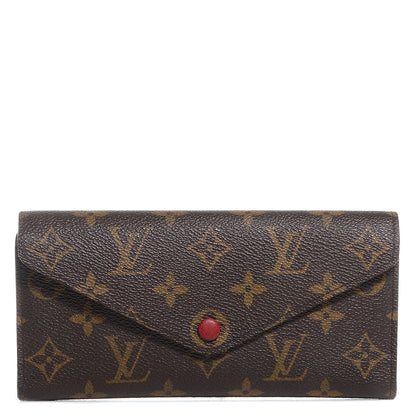 Louis Vuitton Monogram Josephine Wallet Red 1 of 7