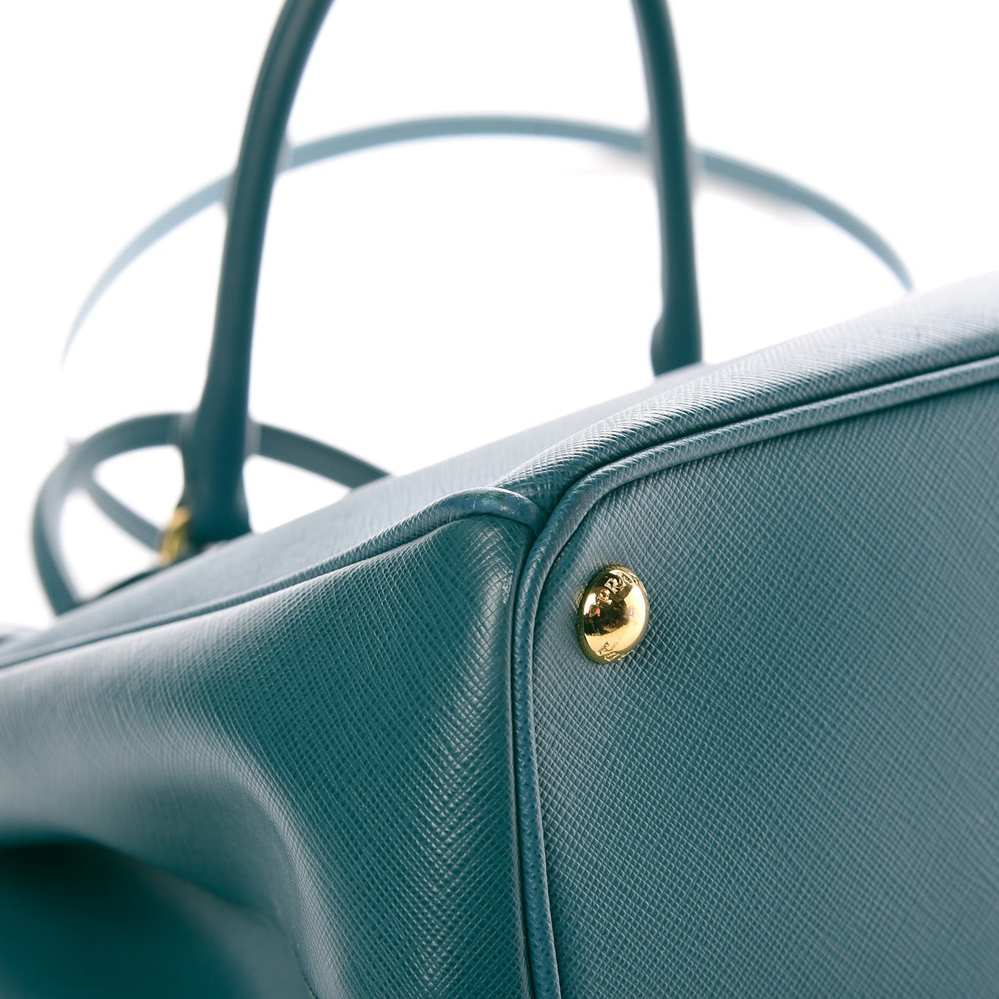 Saffiano Lux Medium Galleria Double Zip Tote Ottanio