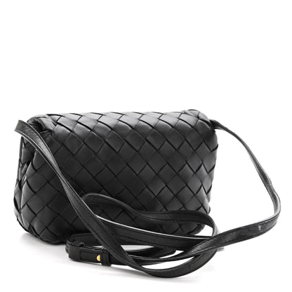 Bottega Veneta Nappa Intrecciato Mini Crossbody Bag Black 4 of 24