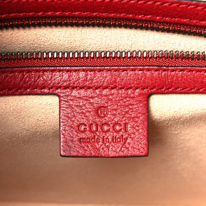 Gucci GG Supreme Monogram Small Queen Margaret Top Handle Bag Red 6 of 12