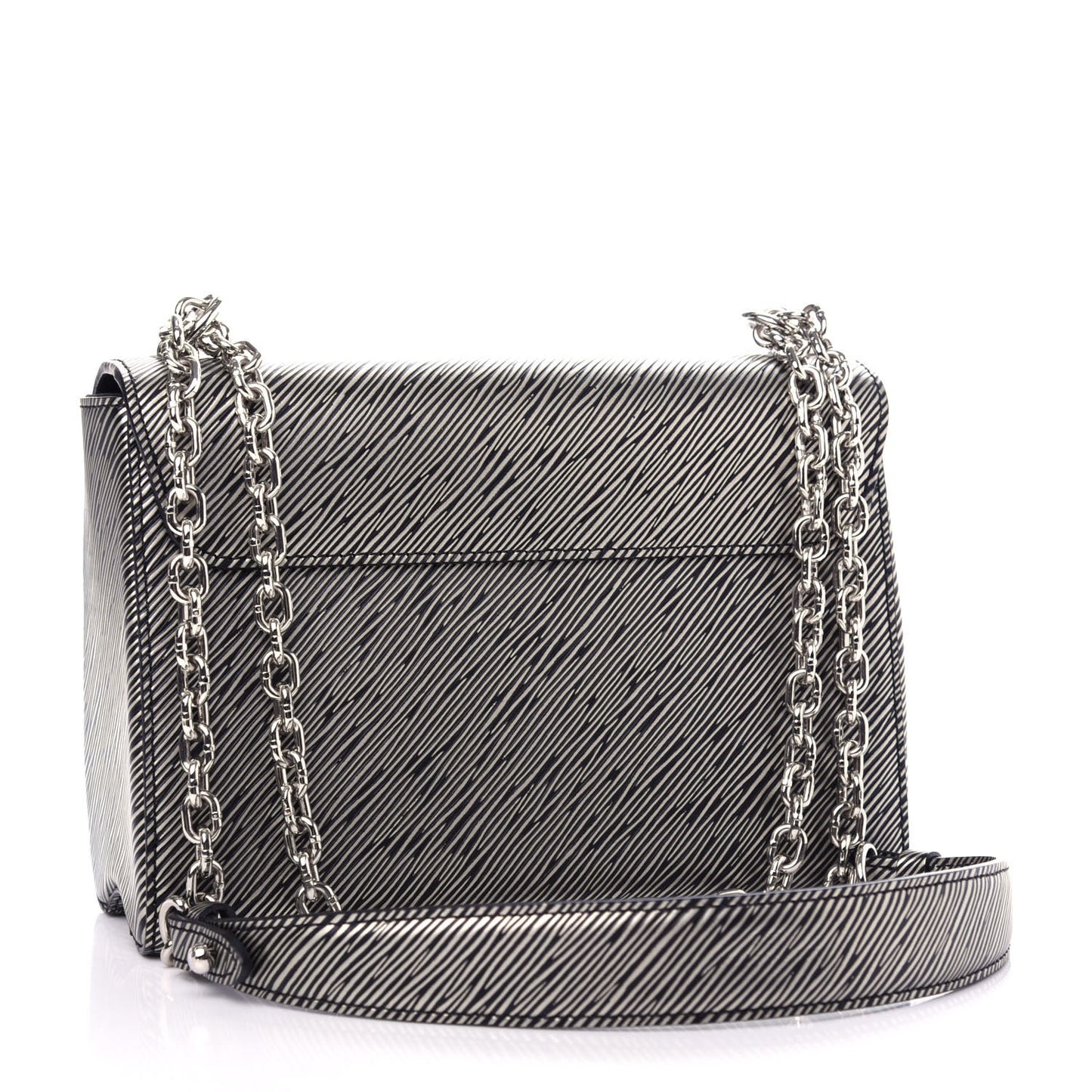 Epi Twist Shoulder Bag MM Platine