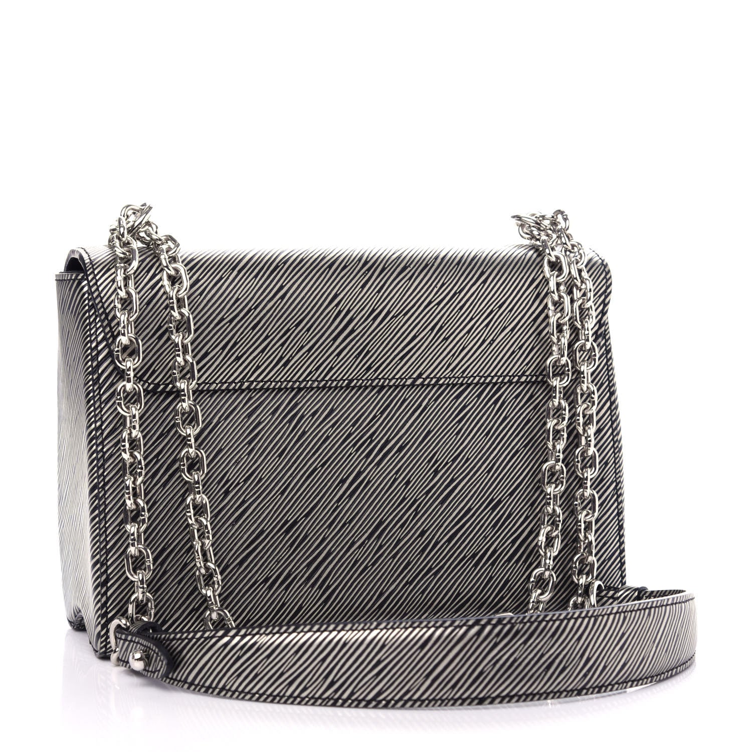 Louis Vuitton Epi Twist Shoulder Bag MM Platine 3 of 9