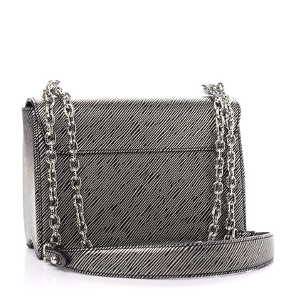 Louis Vuitton Epi Twist Shoulder Bag MM Platine 3 of 9