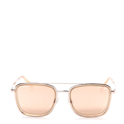 Chanel Metal Pilot Sunglasses 4241 Rose Gold 2 of 6