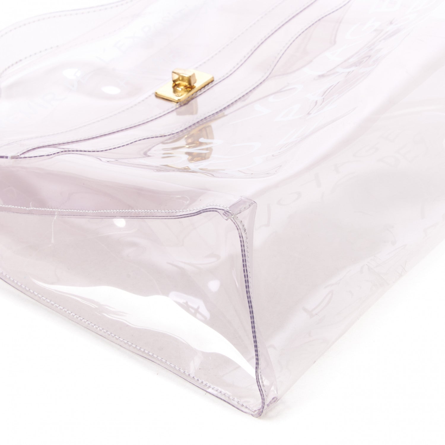Hermes Vinyl Souvenir De L'Exposition Kelly Transparent 6 of 7
